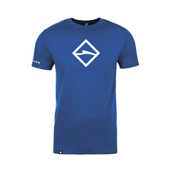 Diamond Logo T-Shirt - Heathered Blue by LAMSON