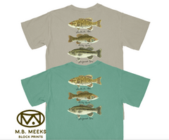 MB Meeks Block Prints Bass Shirt by BlueLineCo.