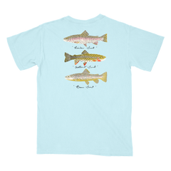 MB Meeks Block Prints Trout Shirt by BlueLineCo.