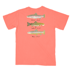 MB Meeks Block Prints Trout Shirt by BlueLineCo.