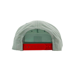 Flat Bill Rope Cap - Seafoam With Red Rope by LAMSON