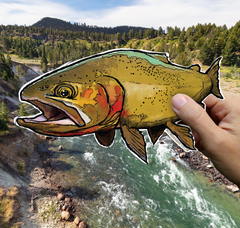Yellowstone Gold Sticker